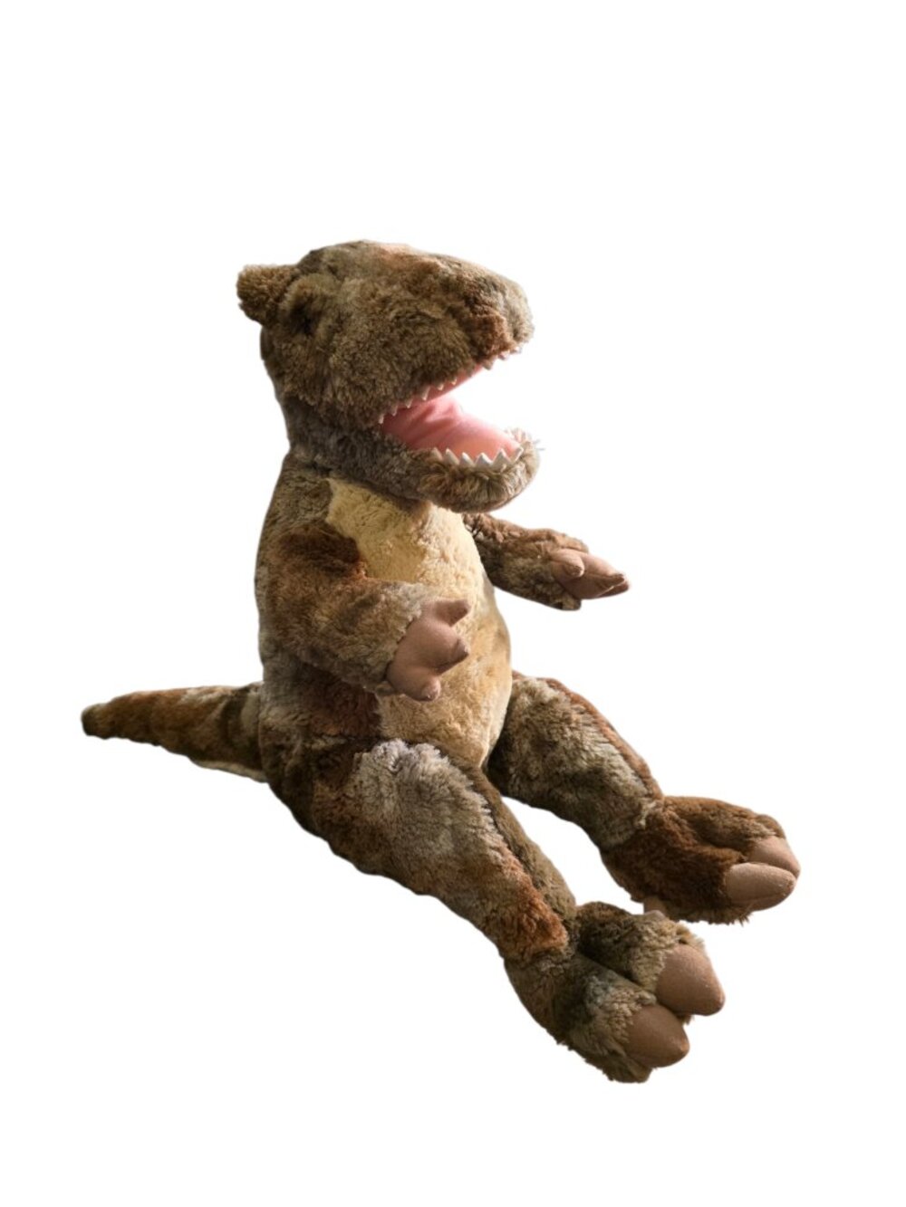 Build-A-Bear Gold Brown T-Rex Dinosaur 17" Plush Tyrannosaurus BABW
